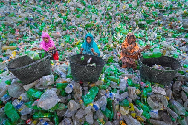 IMAGO Nature: Our Earth, environmental problems, plastic waste
