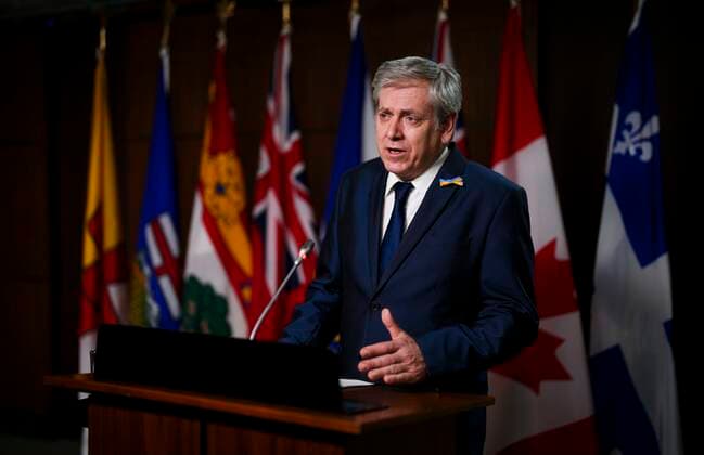 Canada, Charlie Angus Press Conference in Ottawa