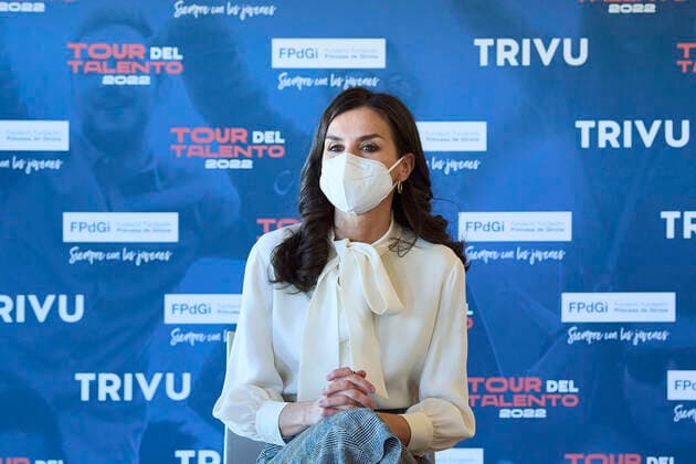 Spain, Queen Letizia during the announcement of the winners of the Princess of Girona Award
