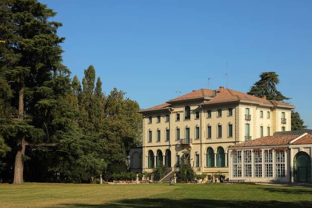 Art theft in the museum of the Magnani-Rocca Foundation in Traversetolo near Parma, archive images
