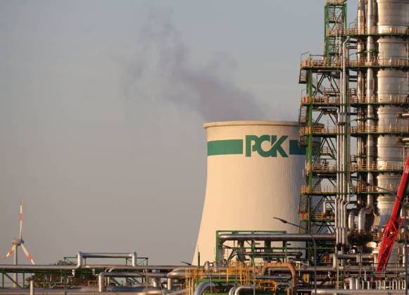 PCK refinery in Schwedt is the last remaining delivery point in Germany for Russian oil