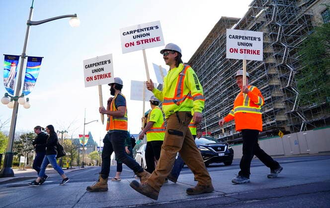 Canada, Craftsmens strike in Ottawa