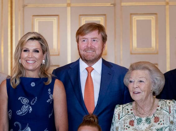 Dutch Royal Couple and Princess Beatrix at the Apples of Orange Award Ceremony