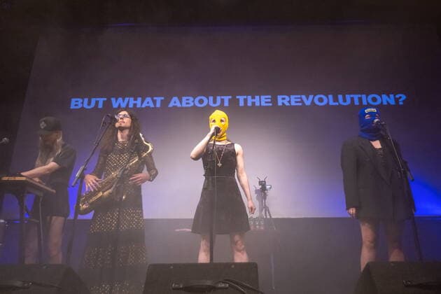 Ukraine conflict, Pussy Riot concert in St. Johann