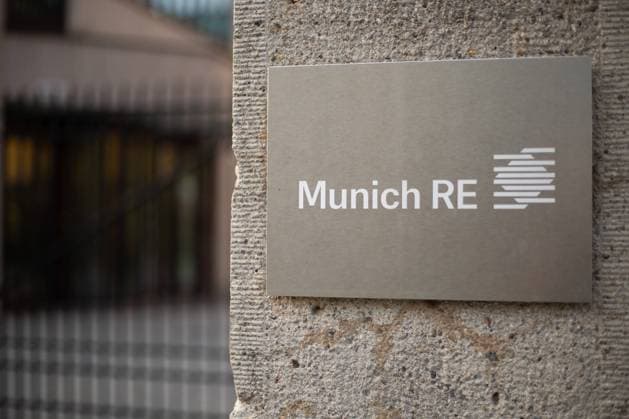 Munich Re reports record half-year results, archive images