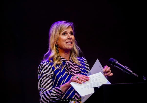 Queen Maxima of the Netherlands at King Willem I Award Ceremony in Amsterdam