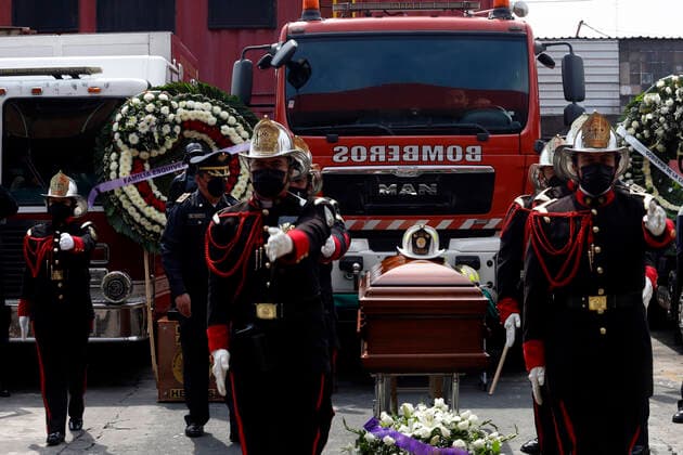 Mexico, funeral service for Raul Esquivel Carbajal in Mexico City