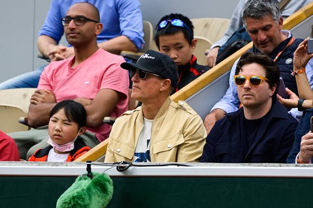 Celebrity guests at the Tennis French Open in Paris
