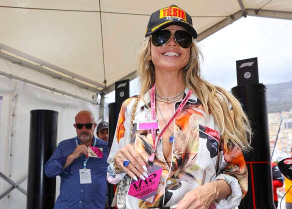 Heidi Klum and Tom Kaulitz at the Formula 1 GP in Monaco