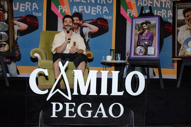Camilo gives press conference on his tour in Mexico City