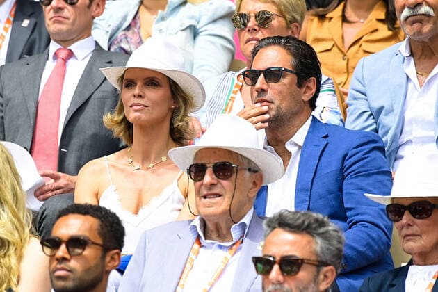 Celebrity guests at the Tennis French Open in Paris