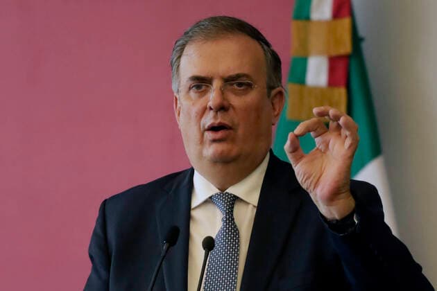 Mexico, Foreign Minister Marcelo Ebrard Press Conference in Mexico City