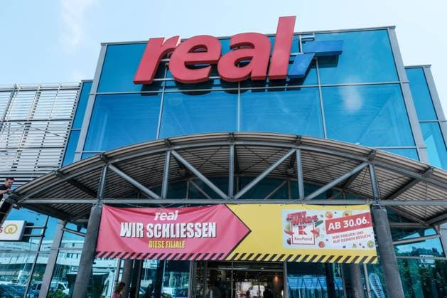 Supermarket chain Real is said to have filed for insolvency - archive pictures