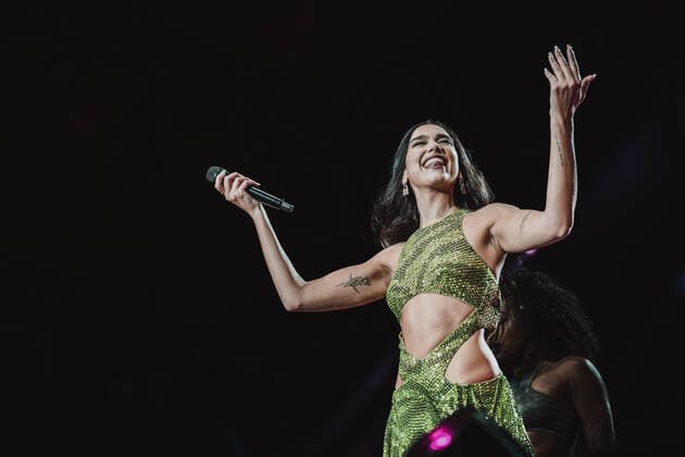 Dua Lipa announces tour, opening concert in Berlin, archive pictures