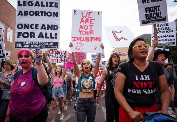 USA, Demonstration for abortion rights in Albuquerque, New Mexico