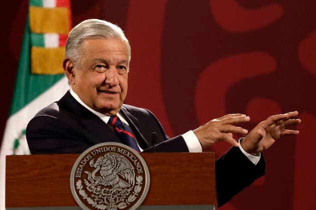 Mexico, Andres Manuel Lopez Obrador Press Conference in Mexico City