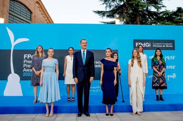 Spain, Royal Family during an award ceremony in Barcelona