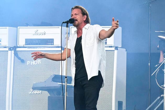 Pearl Jam concert in Vienna cancelled, voice problems with singer Eddie Vedder, archive pictures