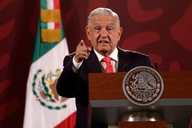 Mexico, Andres Manuel Lopez Obrador Press Conference in Mexico City