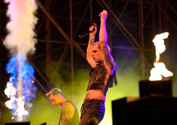 Achille Lauro Concert in Rome
