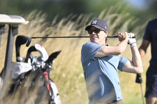 Prince Daniel plays in the Victoria Golf Tournament at Ekerum Golf Resort, Borgholm