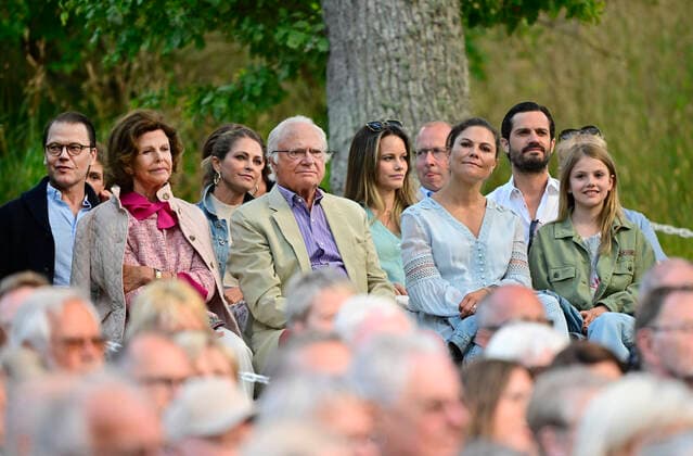 Swedish Royal Family Attends Concert in Borgholm