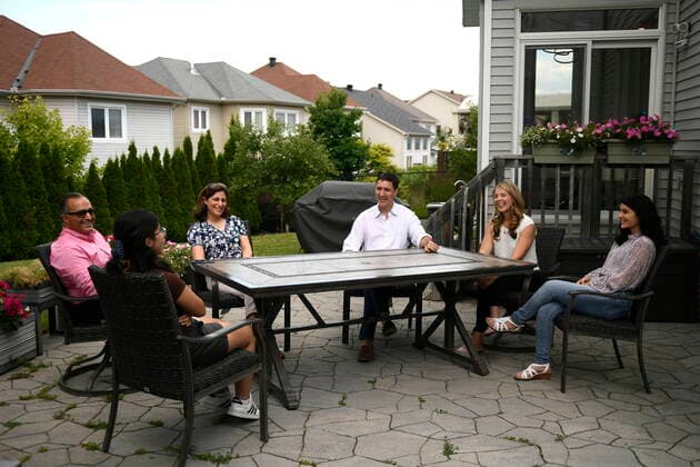 Canada, Justin Trudeau speaks to families about Climate Action Incentive Payment in Ottawa