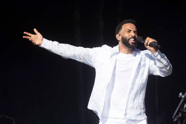 Craig David Concert at Super Sprint Saturday at Newbury Racecourse