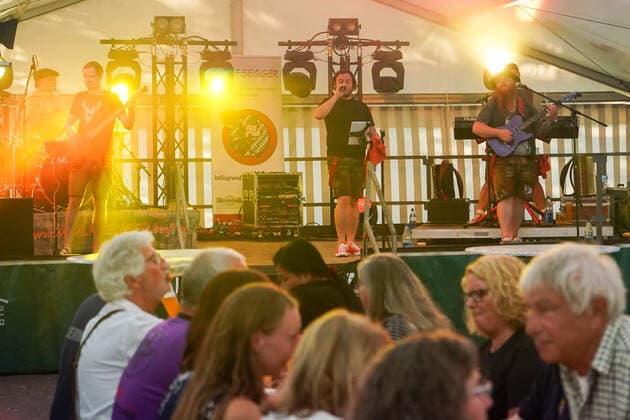 Bad Wolfsegger concert at the district fire brigade day in Büttelborn