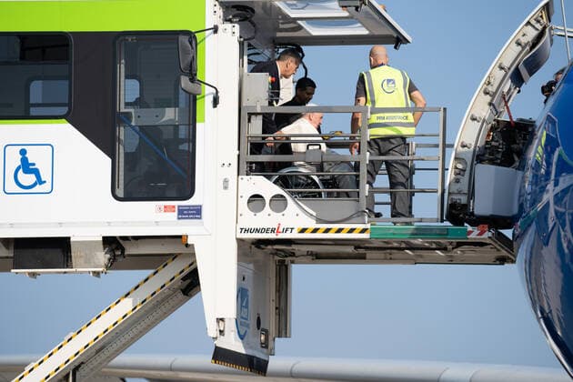 Rome, Pope Francis travels to Canada