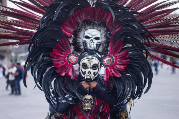 Mexico, celebrations for the 697th anniversary of the founding of Tenochtitlan