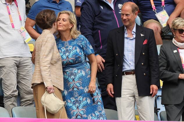 Commonwealth Games in Birmingham, Royals in the stands