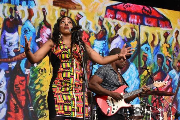 World of Music and Dance WOMAD Festival in Malmesbury