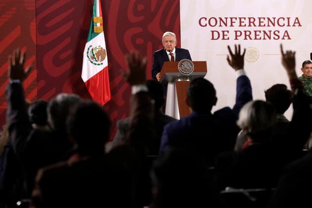 Mexico, President Andres Manuel Lopez Obrador Press Conference in Mexico City
