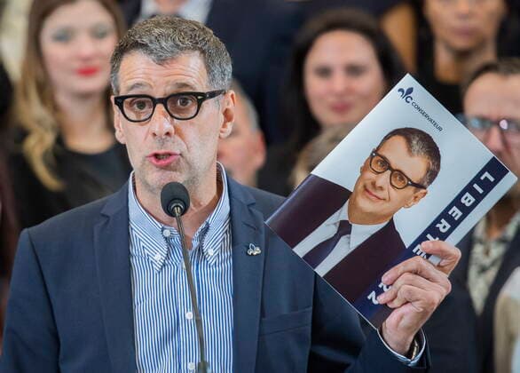 Canada, Eric Duhaime during Conservative Party event in Drummondville