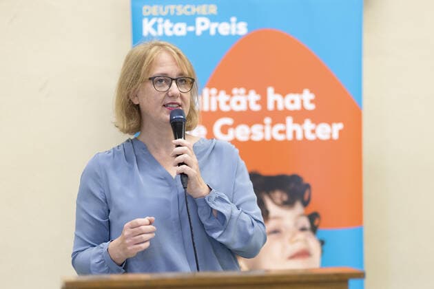 Duisburg, Lisa Paus visits facility as part of the German Kita Award