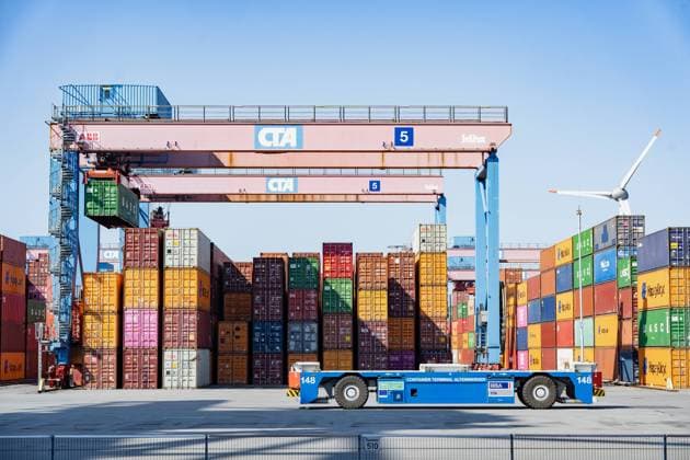German export surplus down significantly