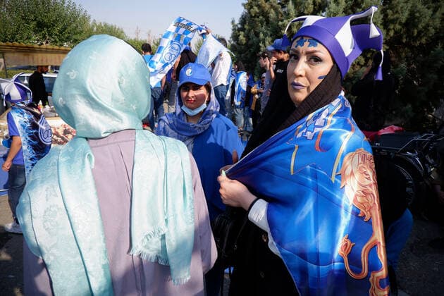 Iran, women allowed into football stadium for league match after more than 40 years