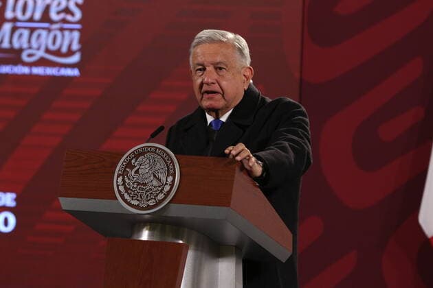 Mexico, Andres Manuel Lopez Obrador Press Conference in Mexico City
