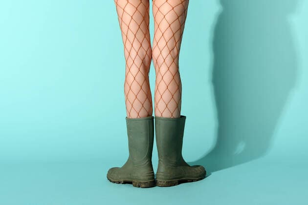Autumn, rubber boots on trend