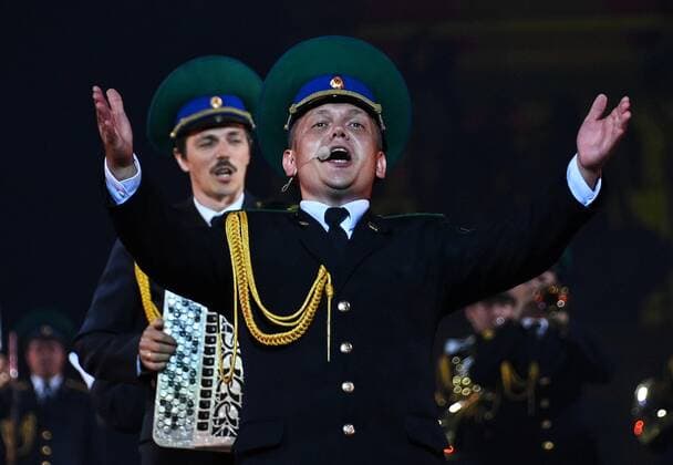 Russia, Military Music Festival in Moscow