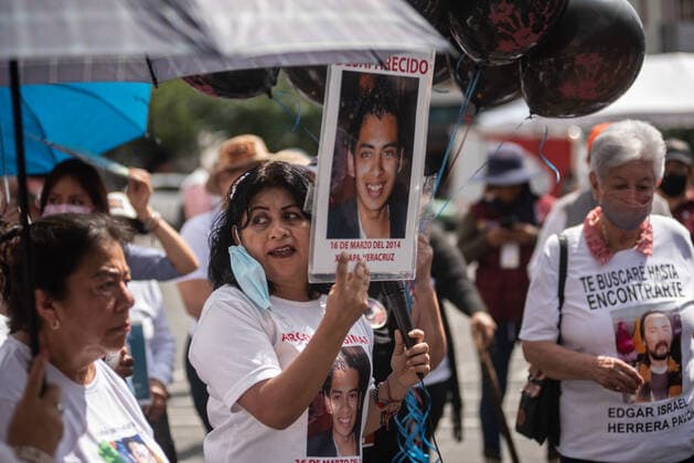 Mexico, relatives of the disappeared demonstrate in Xalapa