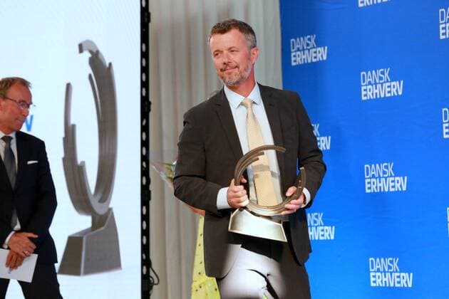 Denmark, Prince Frederik attends award ceremony in Copenhagen