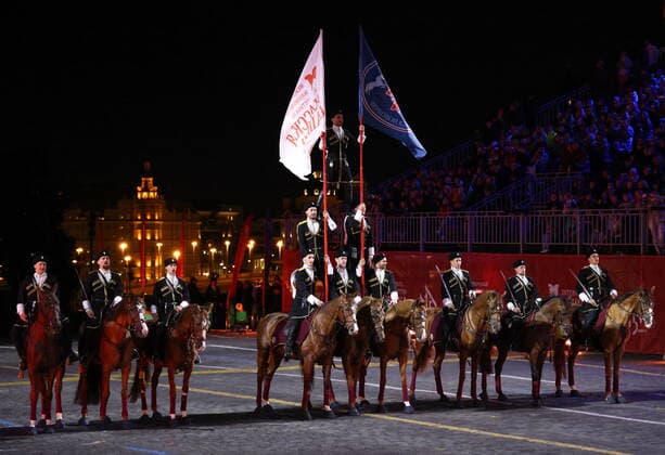 Russia, Military Music Festival in Moscow