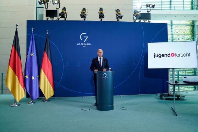 Berlin, Reception of the Youth Research Award Winners by the Federal Chancellor and the Federal Minister of Education and Research
