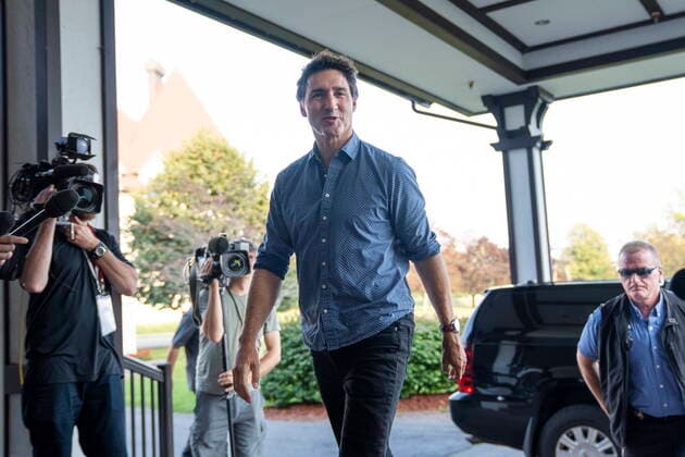 Canada, Justin Trudeau Arrival in St Andrews