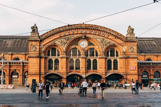 Bremen Central Station is Europes worst railway station, archive images