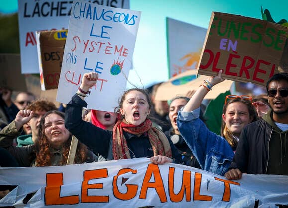 Canada, Climate protest in Montreal