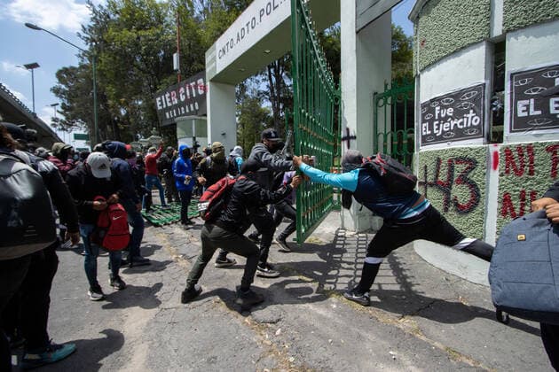 Mexico, riots in Mexico City