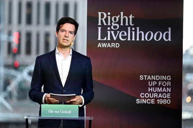 Right Livelihood Award, announcement of the winners in Stockholm